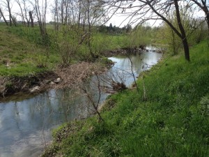 Liesingbach mitten in Favoriten