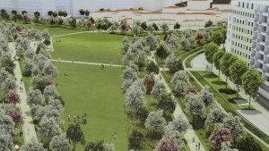Helmut Zilk Park mitten in Favoriten